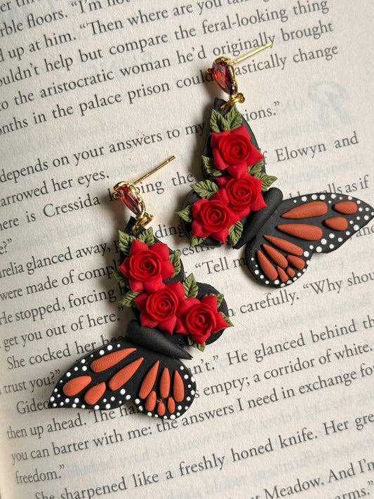 Monarch Butterflies | Clay Earrings