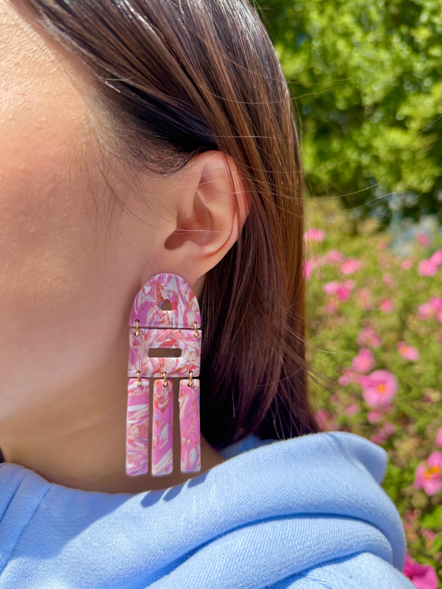 A Bold Spring | Polymer Clay Earrings