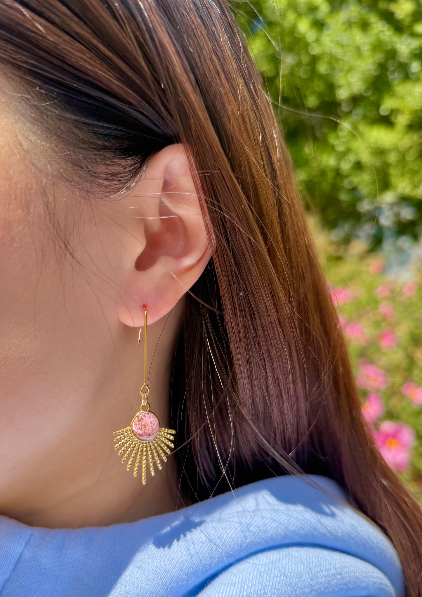 Pink Sunset |Polymer Clay Earrings