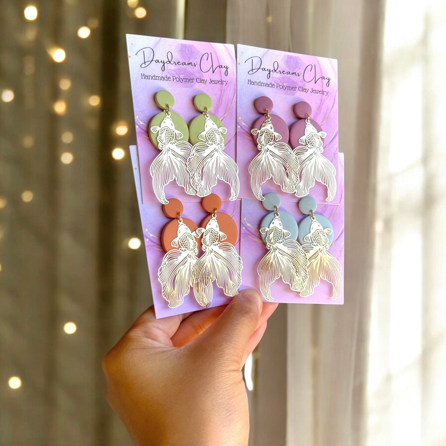Koi Fish |Polymer Clay Earrings