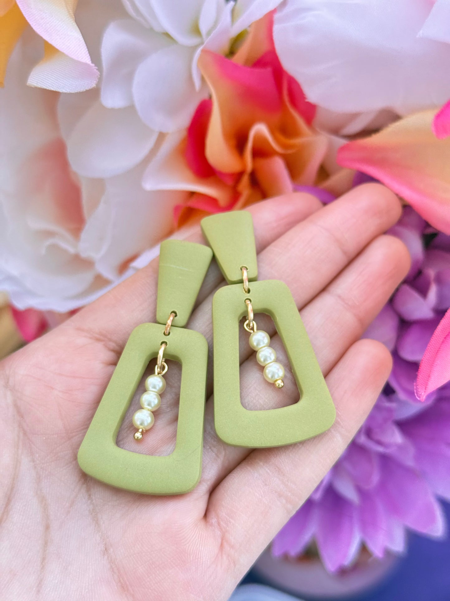 Pixie Pearls | Polymer Clay Earrings