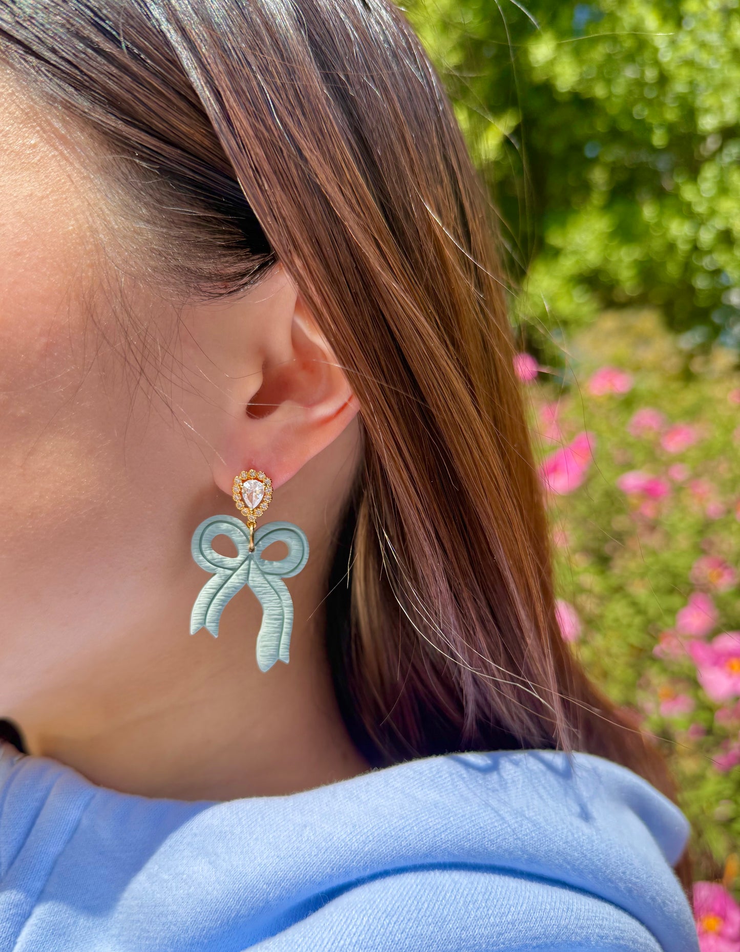 Fancy Bows |Polymer Clay Earrings