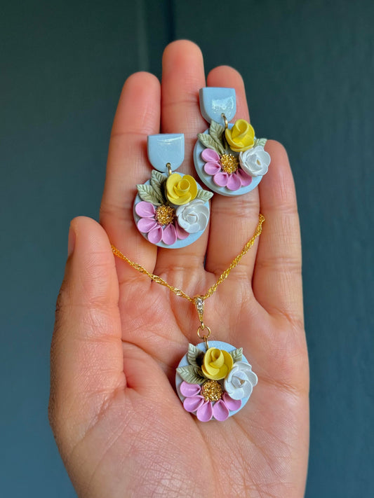 Spring Garden Set | Polymer Clay Earrings